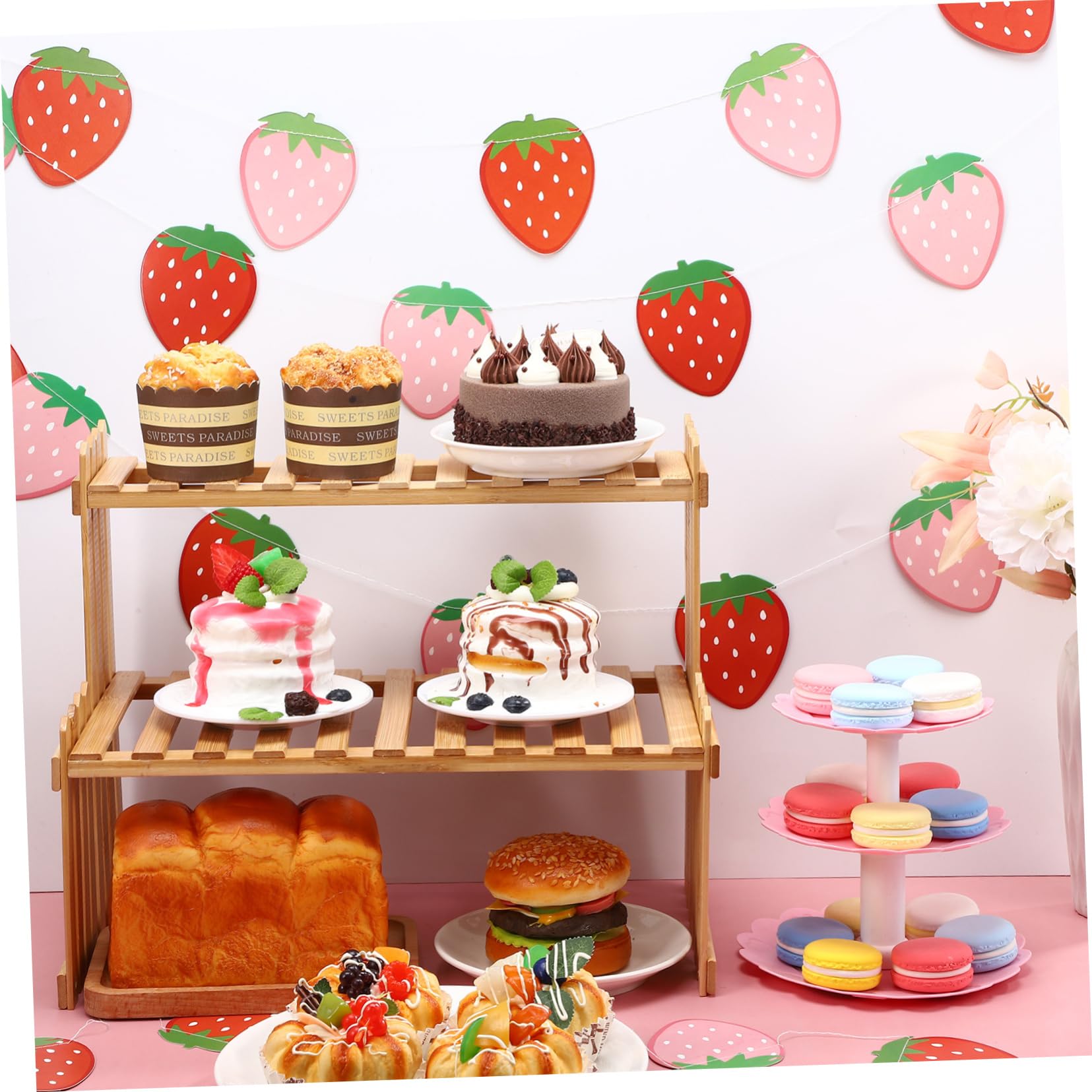 BESTonZON 16pezzi Bunting Decorazioni Per Facile Appendere Riutilizzabile Per Compleanni e