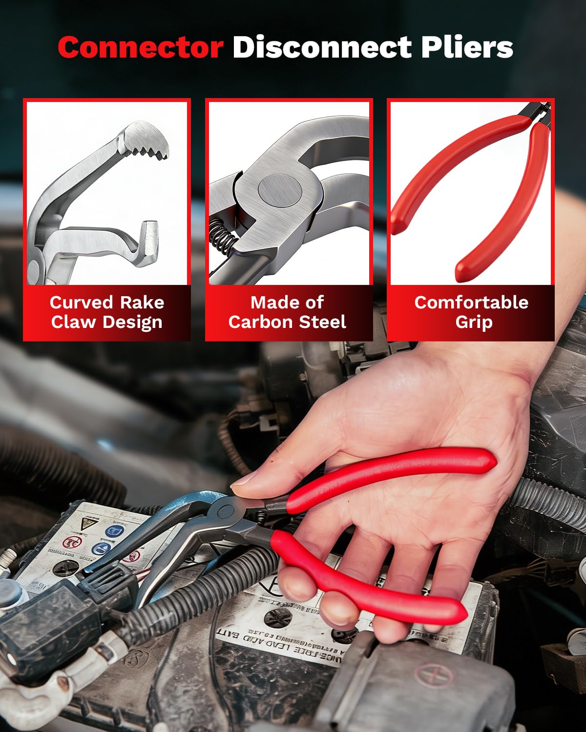Saker Pliers Tool Set - Connector Removal -4
