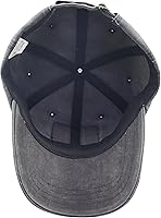 Vista 64 de Splash Brothers - Gorra de béisbol, unisex, diseño vintage, ajustable, de mezclilla de algodón