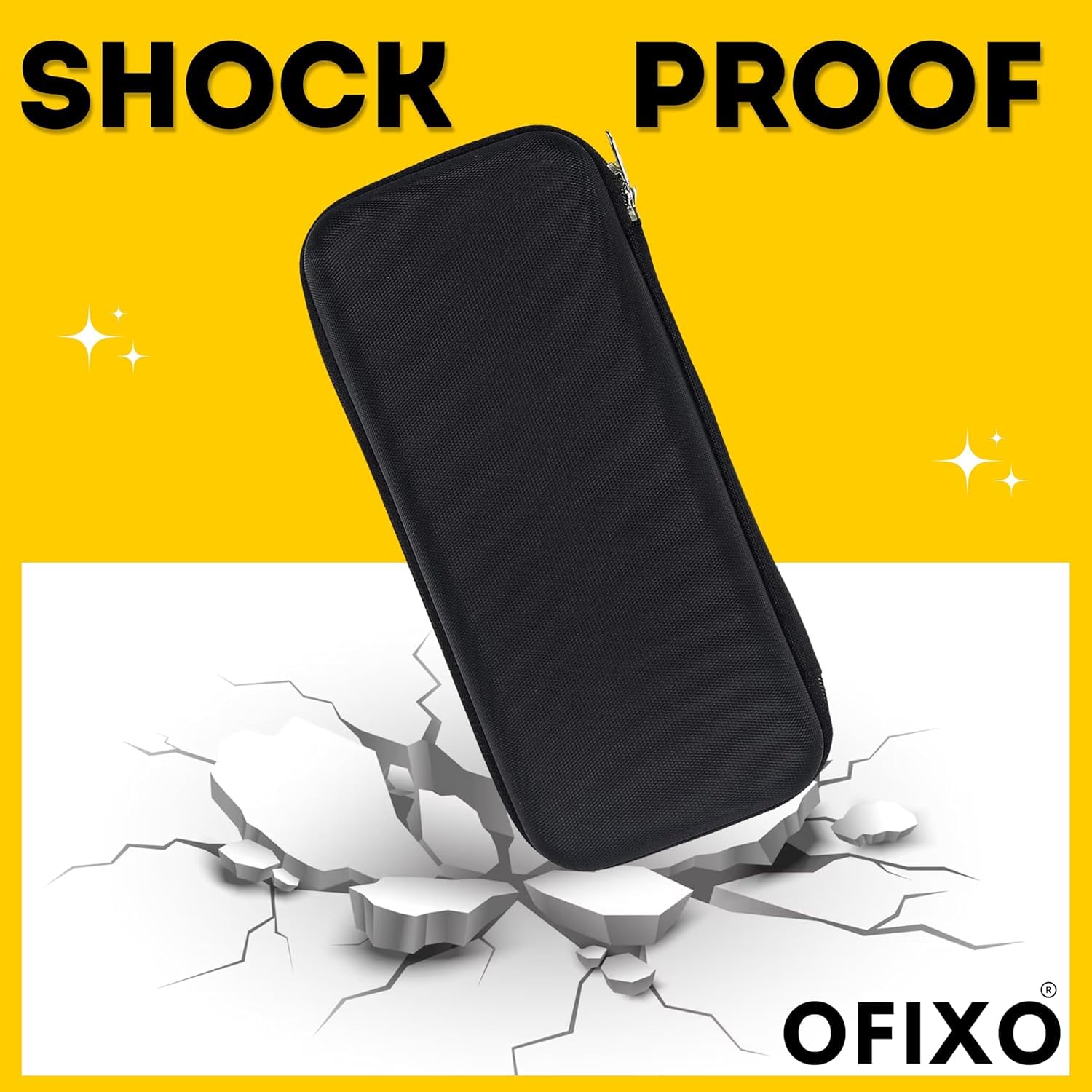 OFIXO Juego combinado – Notas adhesivas coloridas (400 piezas) y estuche rígido – Ideal para la escuela, la oficina y los suministros de arte