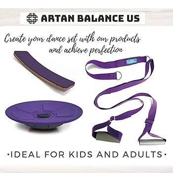 Garneck Ballett Drehbrett Set - 2-teilig Für Tänzer & Eiskunstläufer