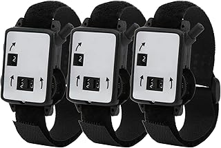 Tally Counter, 3Pcs Golf Score Counter Watch, Hand Tally Counters, Manual Type Stroke Shot Keeper with HandHeld Portable Lightweight for Golf Score Sport