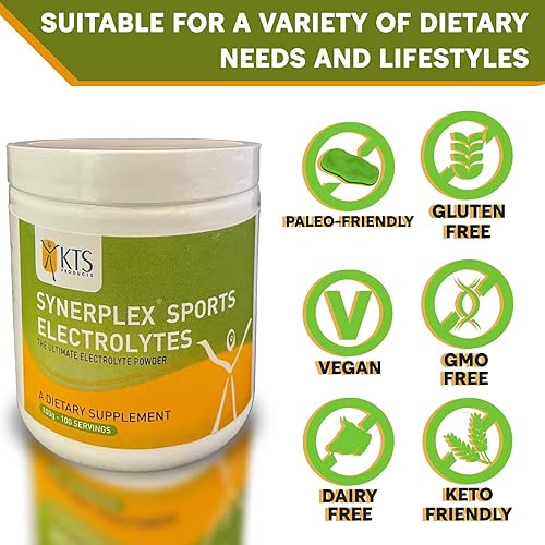 Miniatura 7 de Sports Electrolyte Powder - Polvo de hidratación sin azúcar - Electrolito Keto con vitaminas y minerales