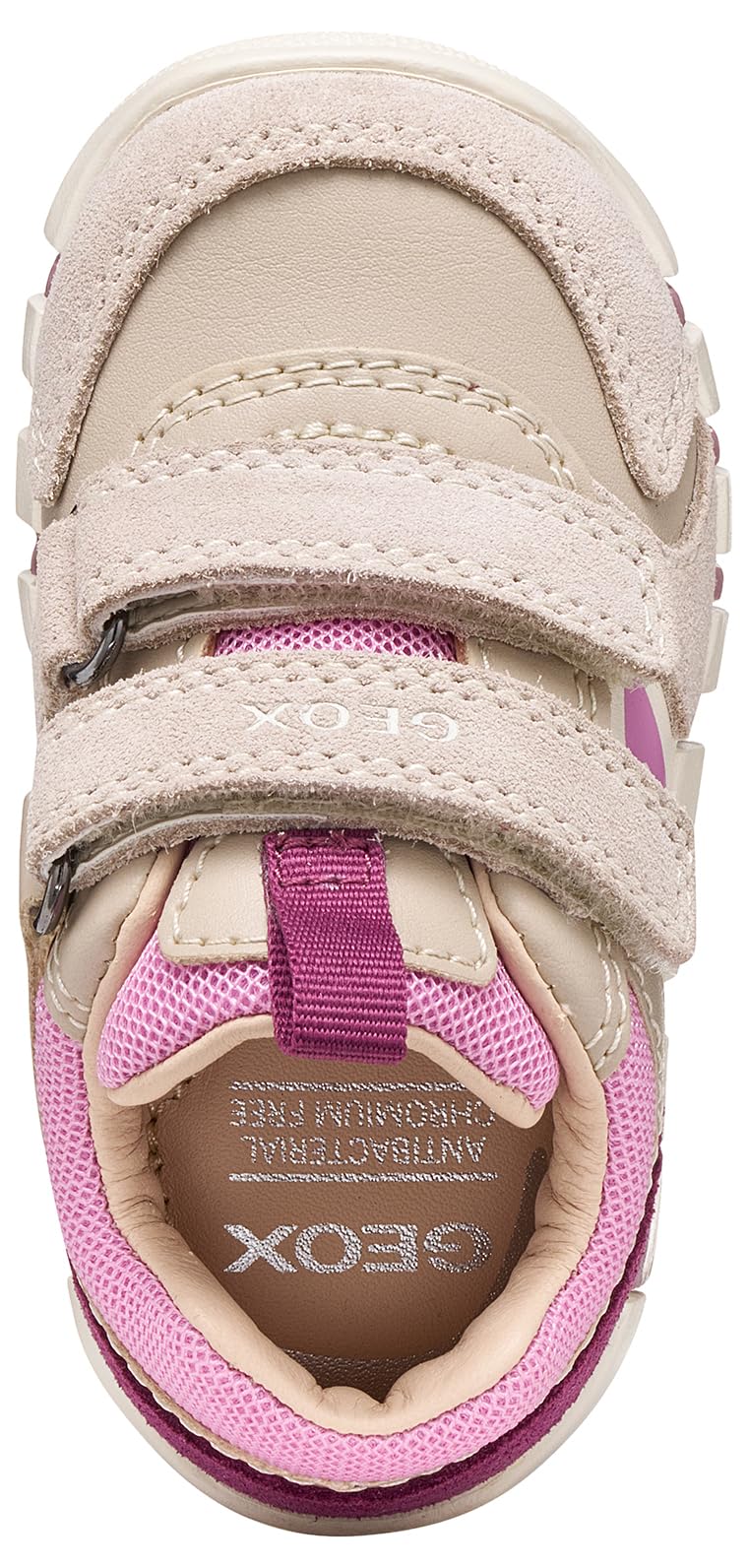 Geox Baby Girl B IUPIDOO Girl C First Steps Beige/DK Pink 18_EU