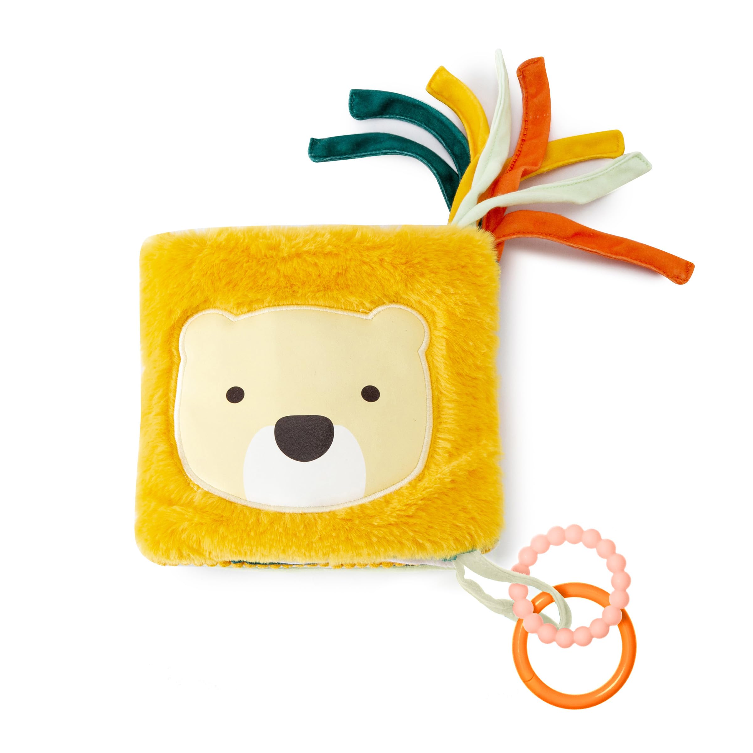 Little Big Friends Cube d’activités en Tissu pour bébé | Cube sensoriel Montessori Doux et coloré | Éveil Moteur et cognitif | Jungle