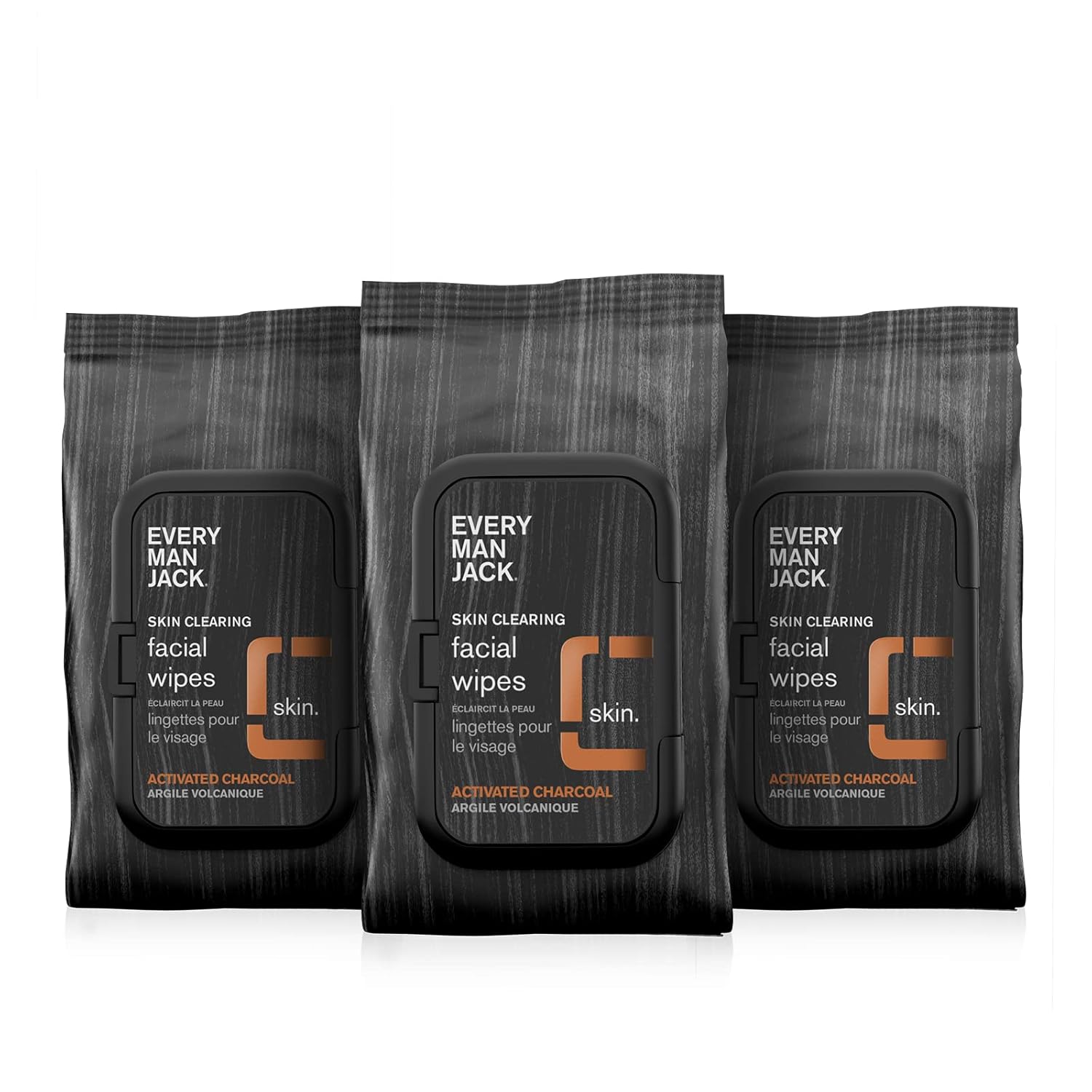 Buy Every Man Jack Activated Charcoal Skin Clearing Face Wipes For Men