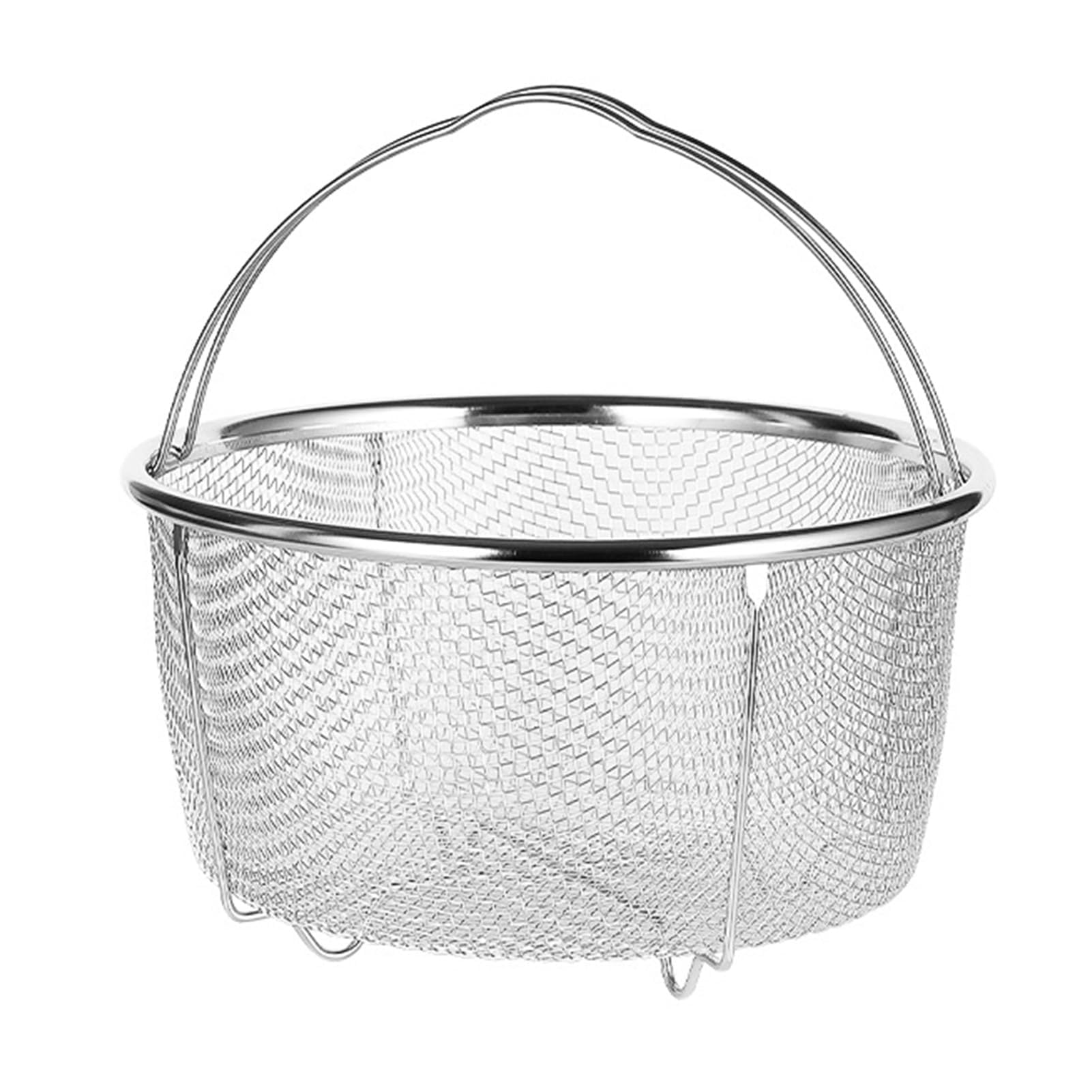 Cestello Per Cottura a Vapore, Cestello Per Cottura a Vapore in Rete Cestello con Filtro in Rete di Acciaio Inossidabile E Inserto Pentole a Pressione E Pentole Per Il Lavaggio Cestello per filtro18cm