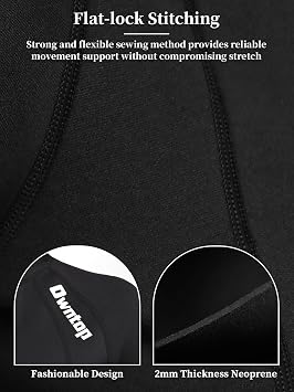 Owntop Womens Wetsuit Top & Wetsuit Pants, 2MM Neoprene Keep Warm for Swimming Diving Surfing (Top XL, Shorts XL)