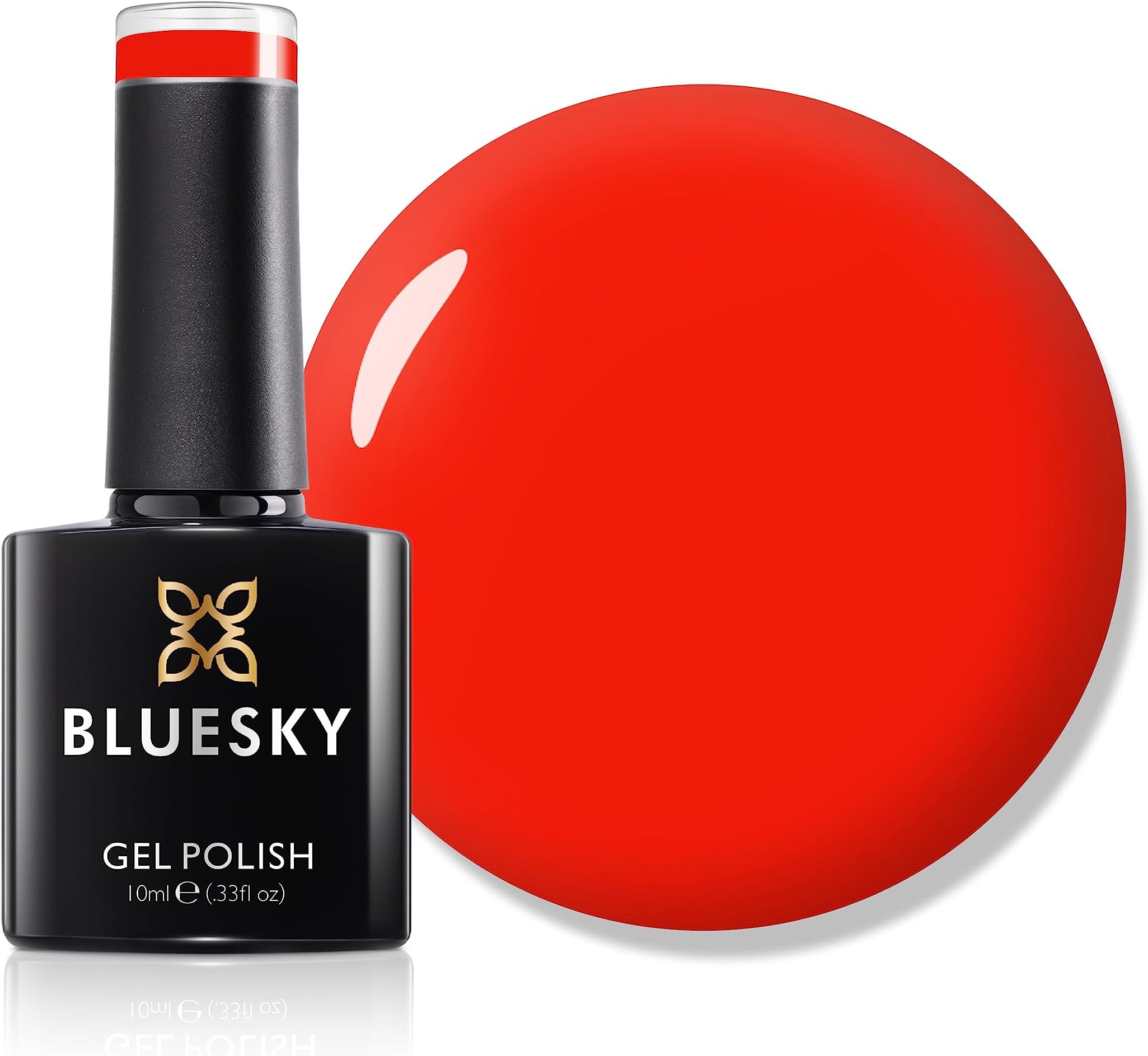 Bluesky Gel Nail Polish, SS22, Summer 2022, Be the Boss - SS2218, Red, Long Lasting, Chip Resistant, 10ml (Requires Drying Under UV or LED Lamp)