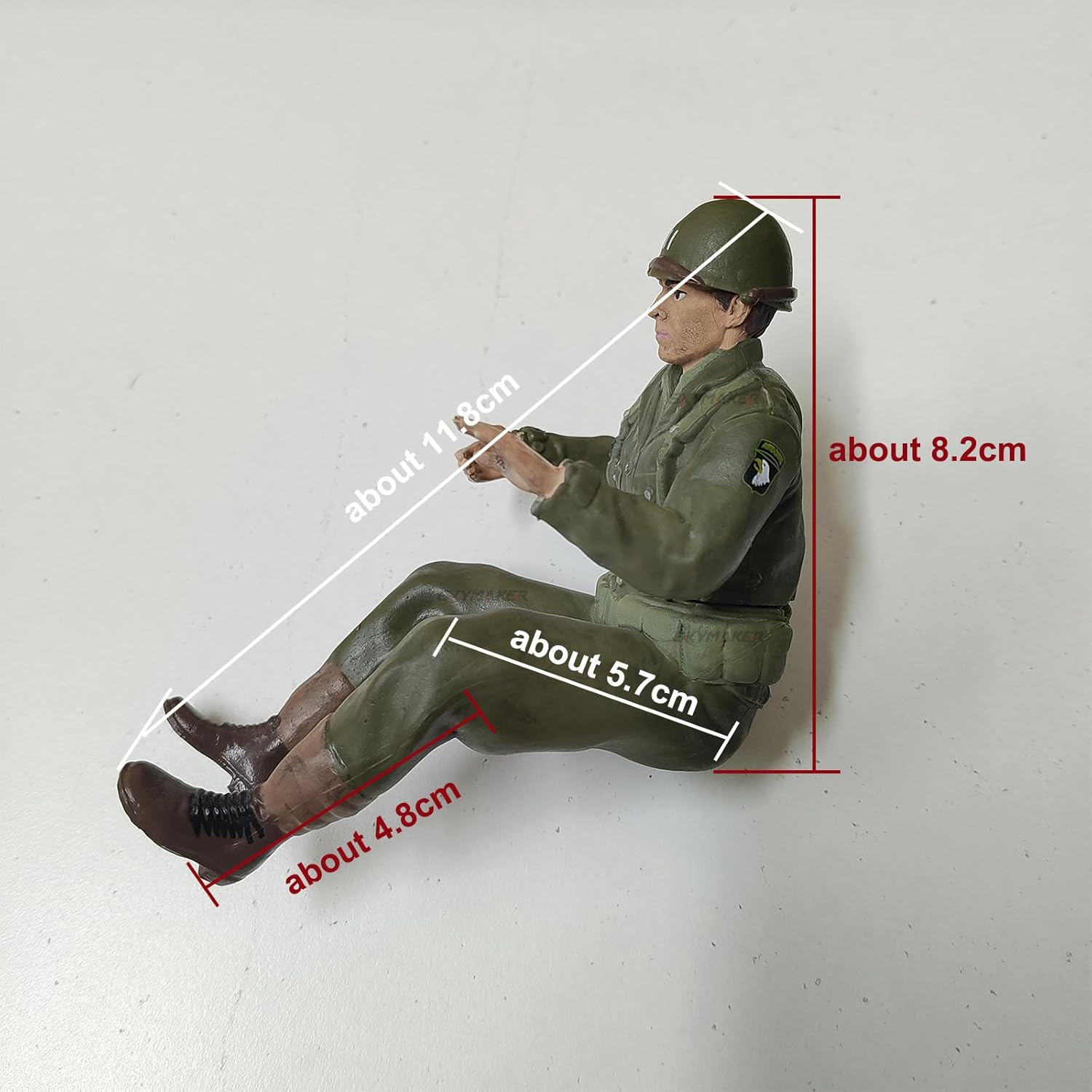 Skymaker RC Cars Accessory for 1/12 1/10 RC Crawler Trucks Parts for C8815, Driver Figure for RC Jeep Helicoptor