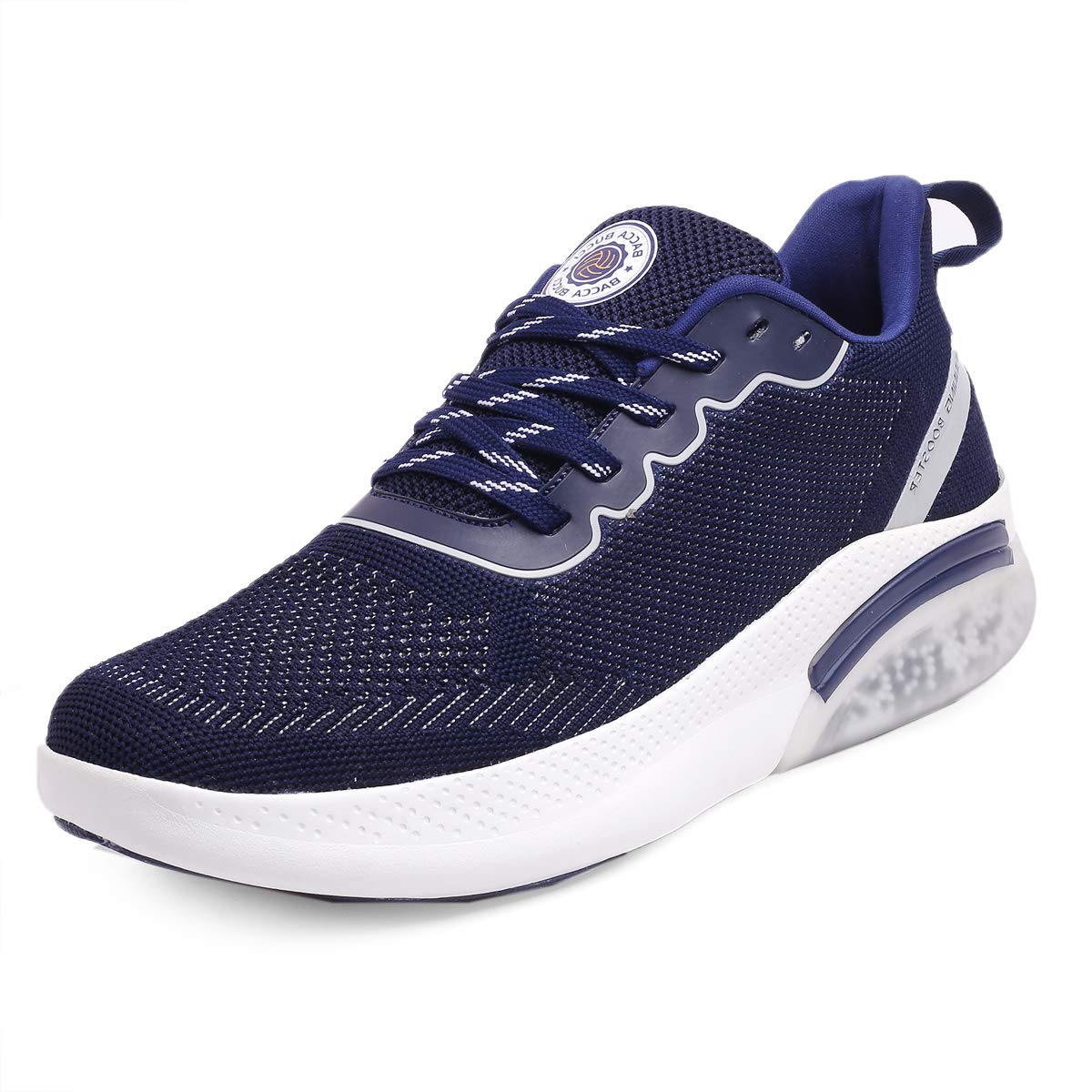 Bacca Bucci ® Mens VIGOUR 5 in 1 uni-Moulding Technology Professional Non Slip Comfortable Running Shoes with Adaptive Smart Cushioning [Blue] (B08P3VL3P7) Amazon Price History, Amazon Price Tracker
