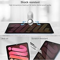 Vista 5 de ProCase Protector de pantalla de privacidad para iPad Mini 7ª (A17 Pro) 2024/Mini 6ª generación de 8.3 pulgadas 2021, protector de película