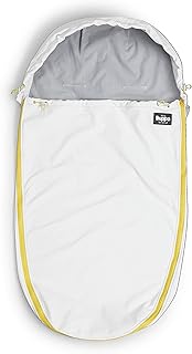 The Buppa Brand 120201 - Saco para las piernas, diseño de girasoles, color blanco