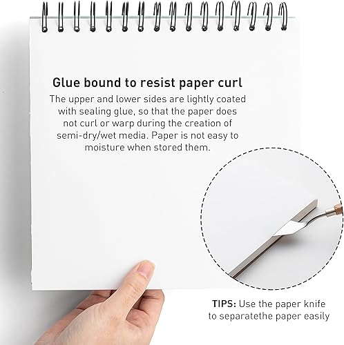 Miniatura 3 de HIMI Almohadilla Gouache, 8.5 x 8.5 pulgadas, verde