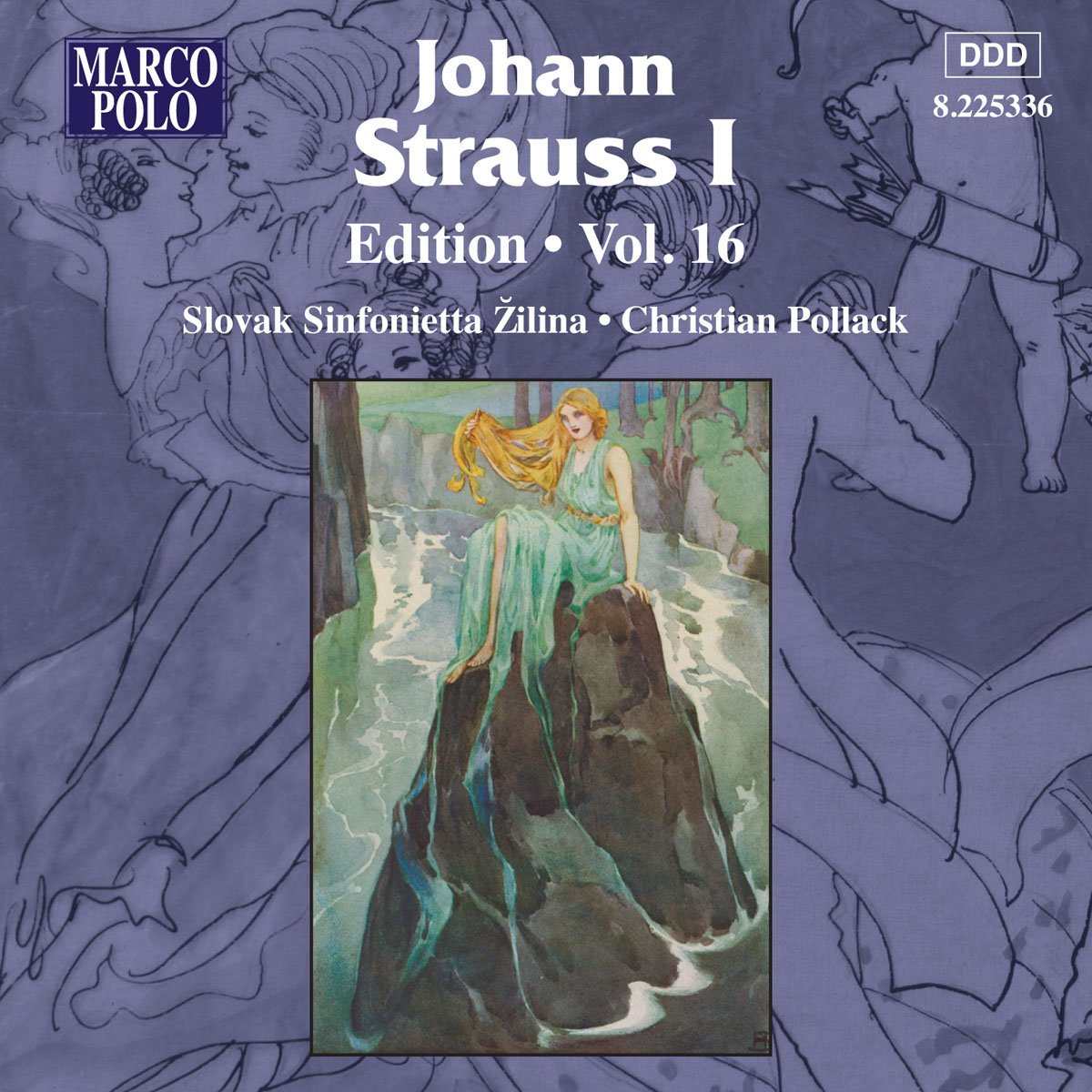 V 16: Johann Strauss Edition [Audio CD] Slovak Sinfonietta ilina; Pollack; Slovak Sinfonietta Zilina; Strauss Johann and Christian Pollack