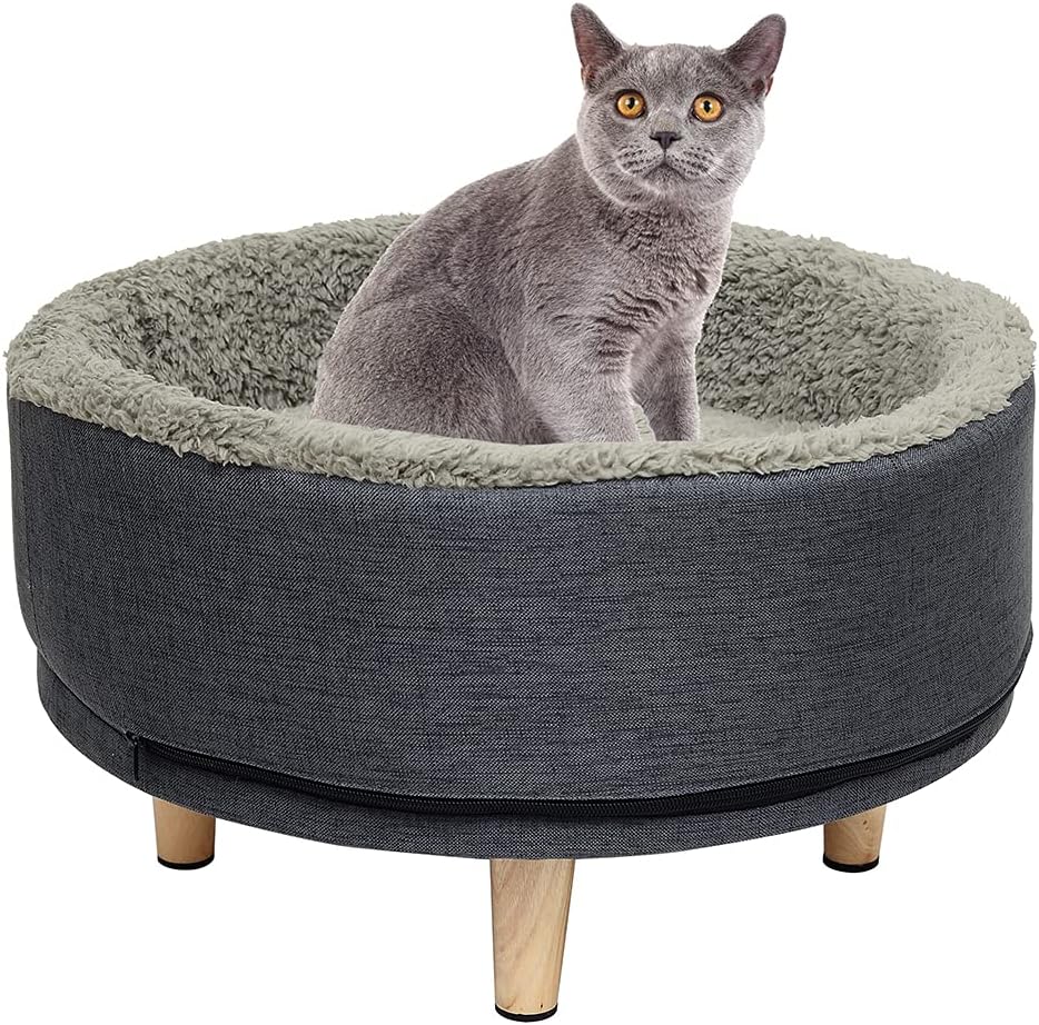 Cat Bed,Elevated Cat Bed Cat Sofa Elevated Pet Bed Pet Sofa Raised Cat Bed,Warm and Cozy Very Suitable for Kittens or Small…