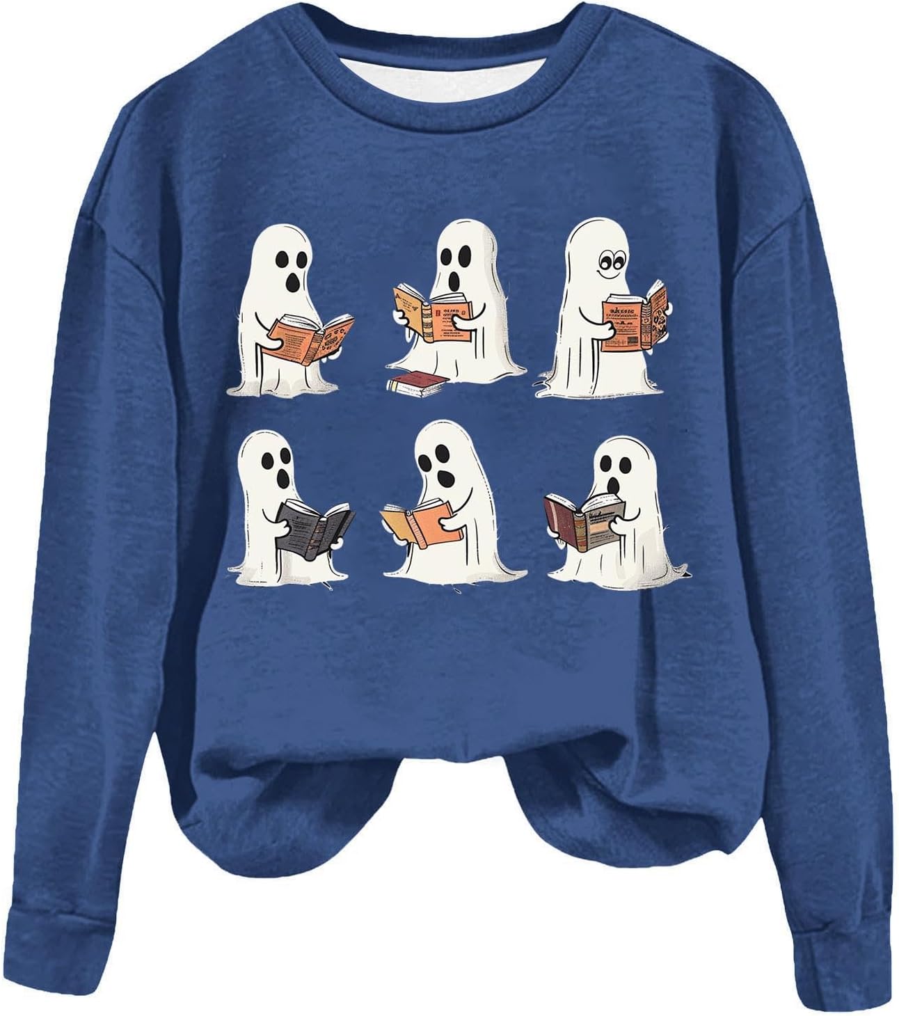 Halloween Sweatshirt 'Boo' - Mit Glitzernden Geistern