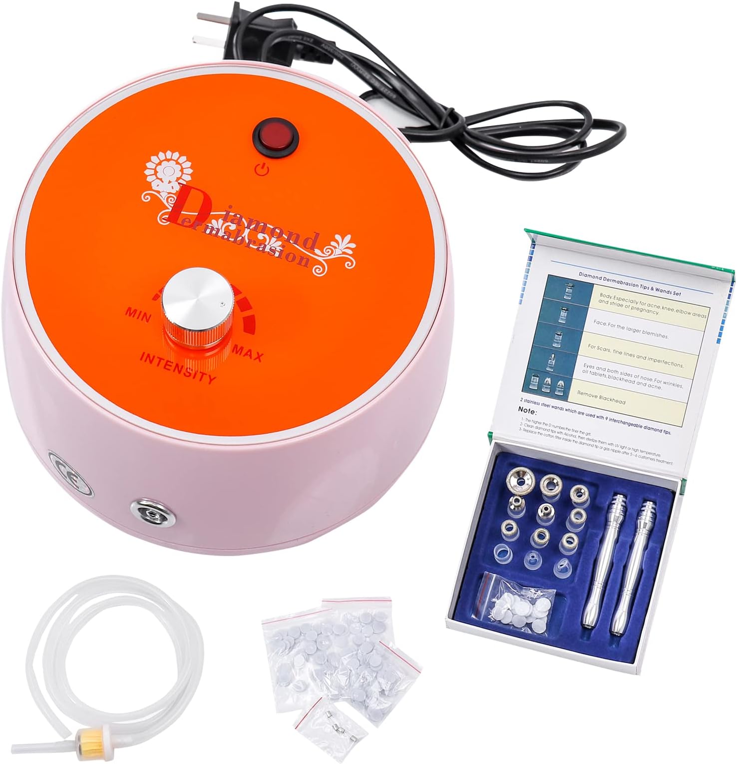Diamond Microdermabrasion Machine Professional Dermabrasion Machine Facial Care Salon Equipment for Vacuum Blackhead Removal