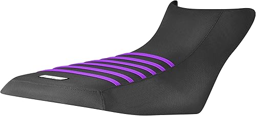 Vista 22 de Enjoy Mfg Funda de asiento compatible con Can Am The 2017-2021 Outlander Max 450 570 650 850 1000 - #292 (todas las costillas negras/negra)