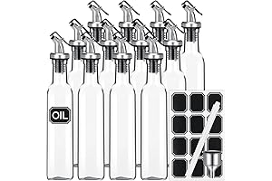 Hushee Olive Oil Mini Dispenser Bottles - Set of 15