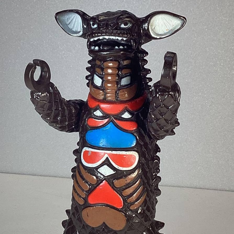 【当時物】ギャンゴ　ソフビ Amazon.co.jp: 1983 JAPAN 硬質ソフビ ギャンゴ 17㎝ 旧ウルトラ