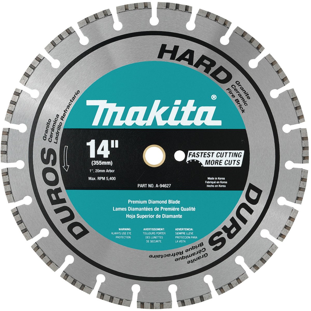 Amazon | Makita A-94627 14インチ ターボリム ダイヤモンド石工