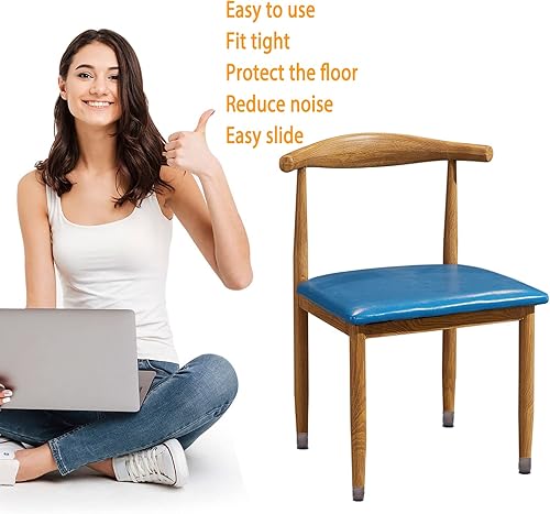 Miniatura 9 de Protectores de suelo para patas de silla con fieltro, fundas para patas de silla, almohadillas de fieltro para muebles, protectores de suelo para