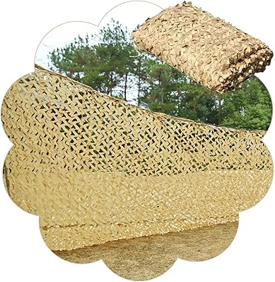 Pealihuy Army Camo Net Oxford Cloth Camouflage Net for Camping Military Hunting Shooting Blind Watching Hide Party Decorations,5X8m