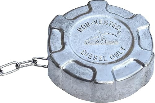 Miniatura 2 de Tapa de combustible diesel de aluminio sin bloqueo de 2 14 "para camiones de caja Ford GMC internacionales seleccionados