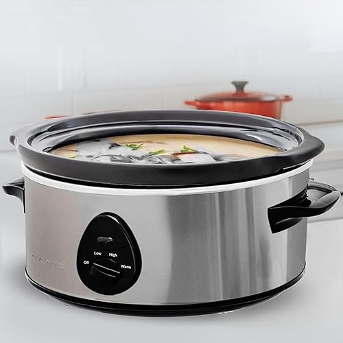 Miniatura 7 de OVENTE Olla de repuesto de olla de cocción lenta de 3.7 cuartos de galón, compatible con la serie SLO35, cerámica apta para lavavajillas, inserto