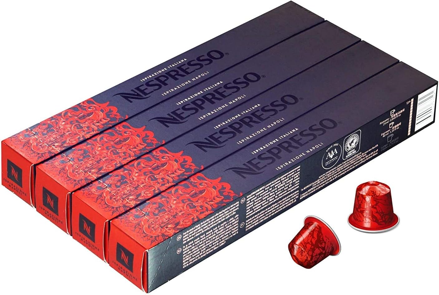 Original Line (European Version) Ispirazione Italiana: Napoli Coffee, (4 Sleeve, 40 Pods)