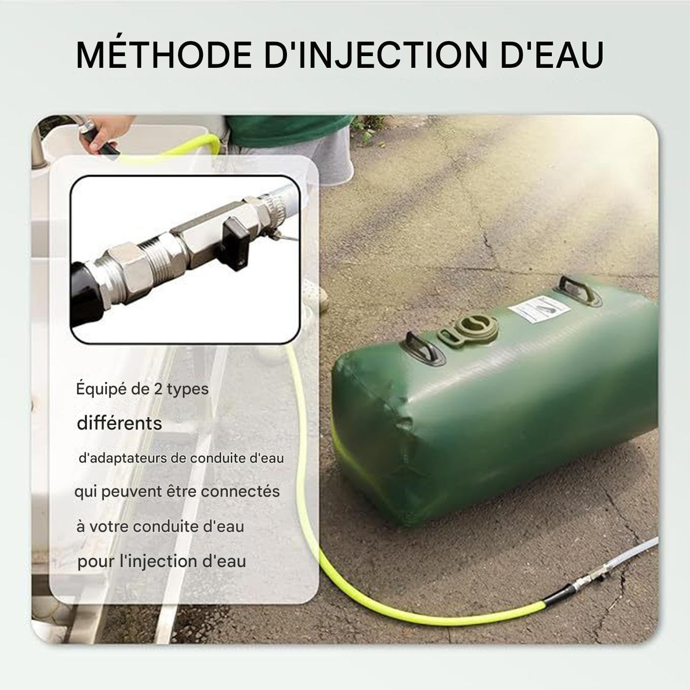 Réservoir de Poche à Eau Sac D'hydratation En Pvc Étanche Grande Capacité