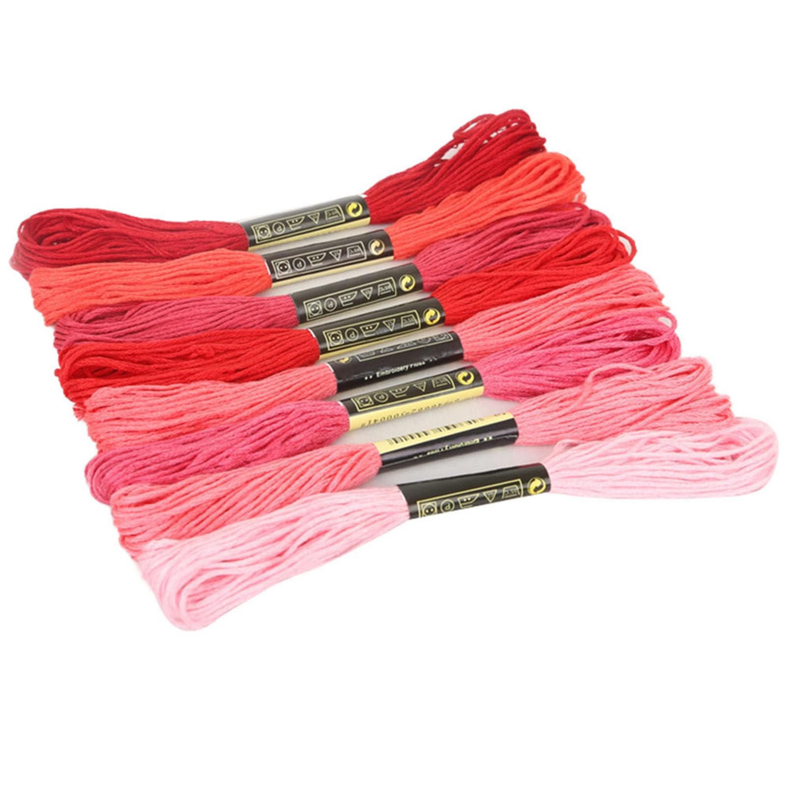matumou 8Pcs 7.5m Thread Stitch Embroidery DIY Craft Sewing Skeins for Stitch Skein