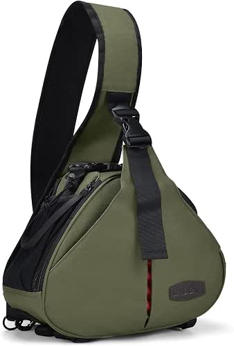 CADeN Camera Bag Sling Backpack Camera Case Waterproof with Rain