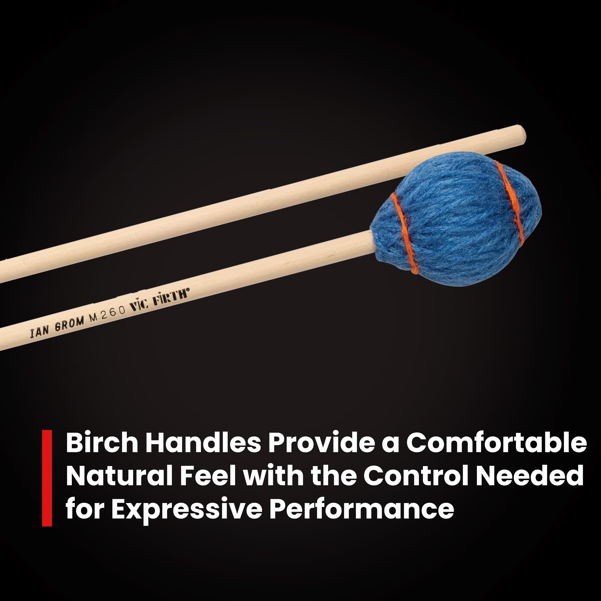 VIC FIRTH M260 pałeczki do perkusji "5A American Classic-Serie, Hickory,Wood-Tip"