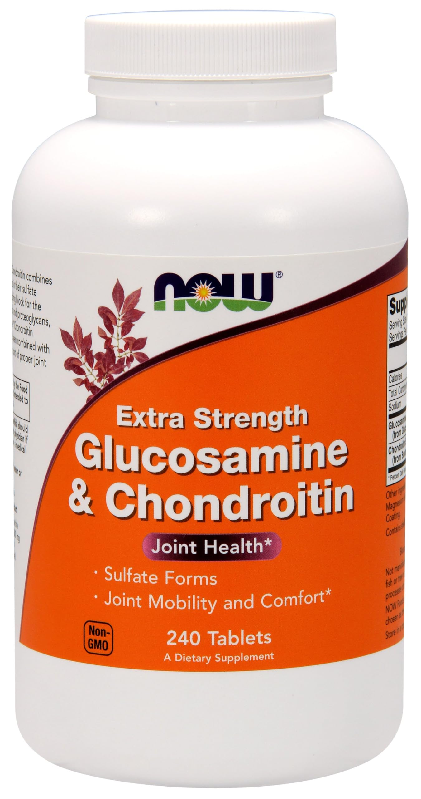 Now Foods - Glukosamin und Chondroitin 2X 750/600Mg - 240 Tabletten