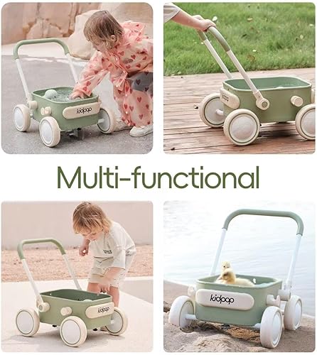 Miniatura 5 de PULA - Andador de empuje para bebé con ruedas para niños pequeños, juguetes para bebés de 6 a 12 meses, regalos de cumpleaños de 1 año, para