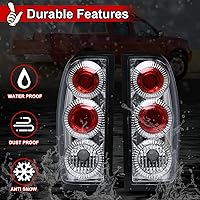 Vista 3 de Nixon Offroad Luces traseras para Nissan Frontier 1998 1999 2000 2001 2002 2003 2004, luces traseras halógenas de repuesto para automóvil, 1 par