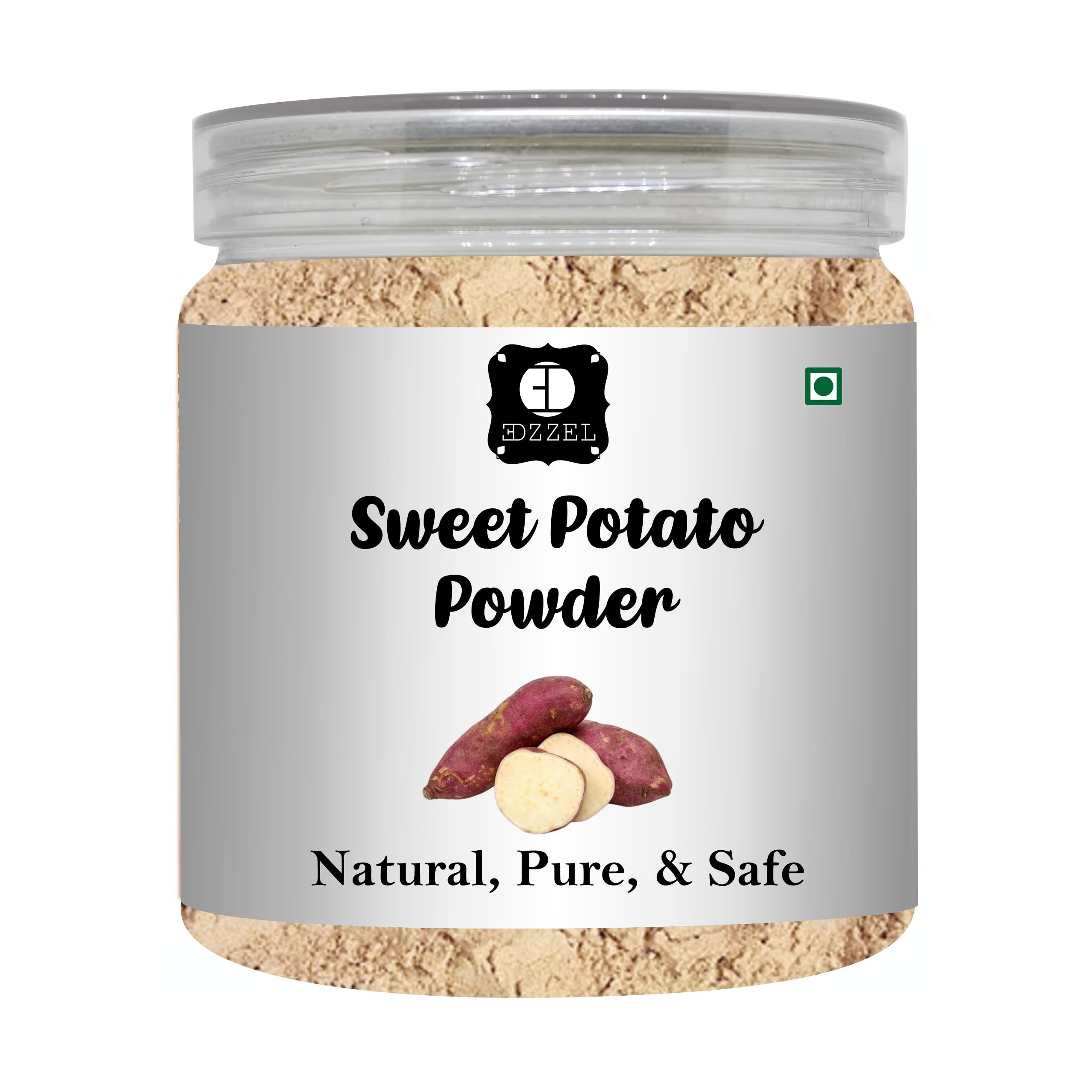 EDZZEL Natural Sweet Potato Powder 1.76 OZ / 50 GM | Set Of 1