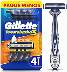 Aparelho de Barbear Descartável Gillette Prestobarba3 Leve 4 Pague 3