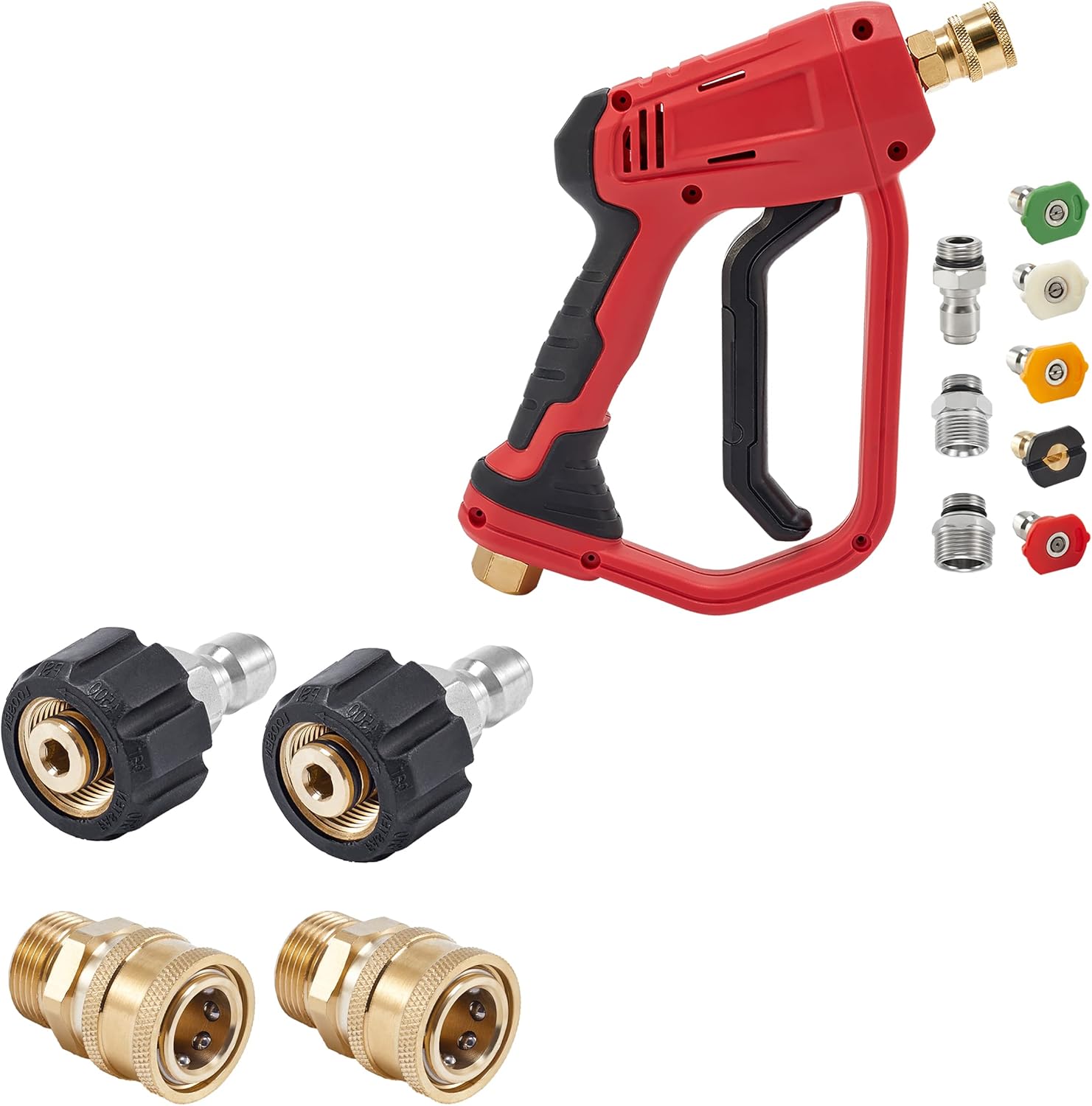 Raincovo Pressure Washer Quick Connect Fittings, M22 14mm