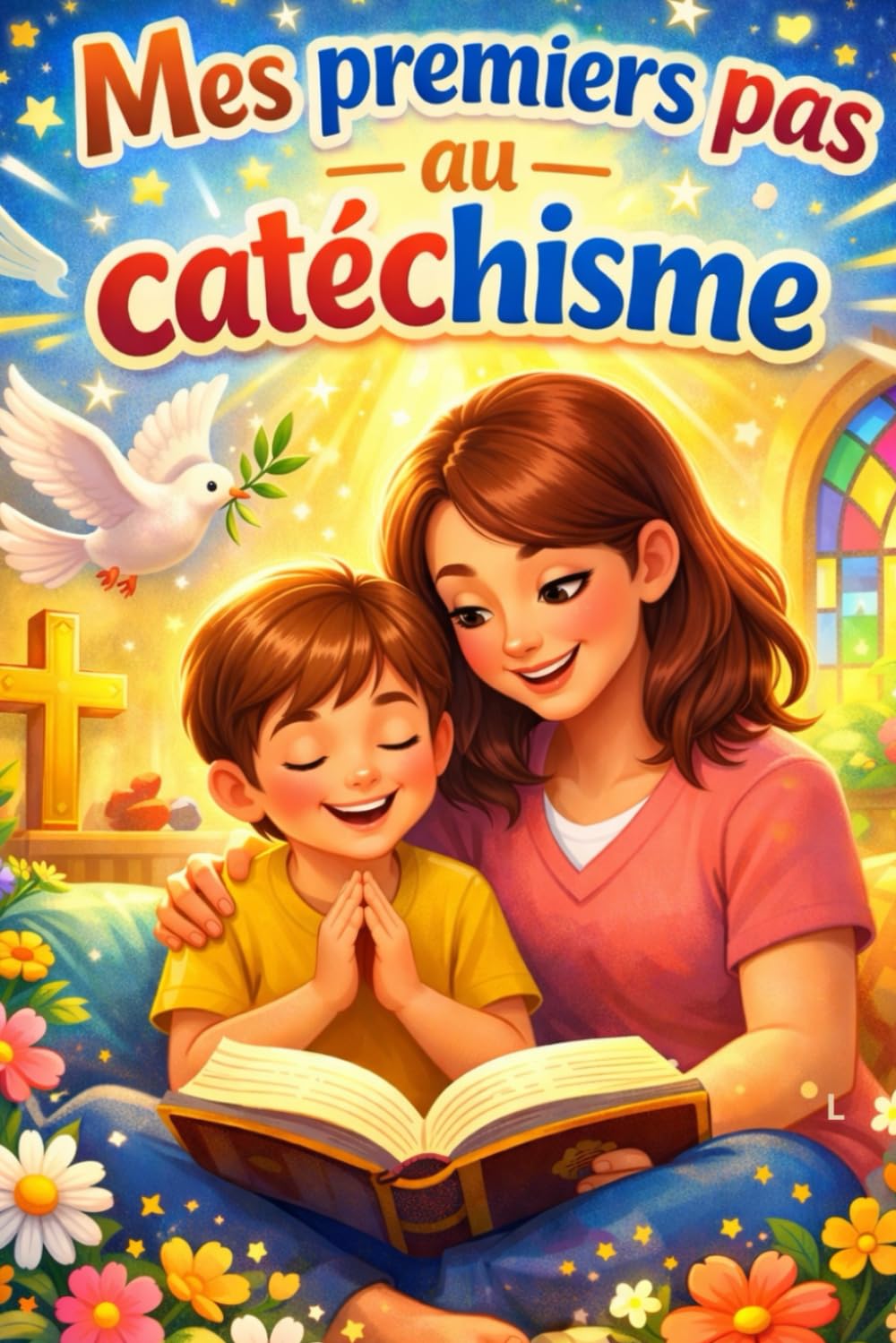 Mes Premiers Pas au Catéchisme : Livre pour Enfants 6-10 ans, Prières, Bible et Foi: Un guide ludique et coloré pour découvrir la foi, les prières et la Bible