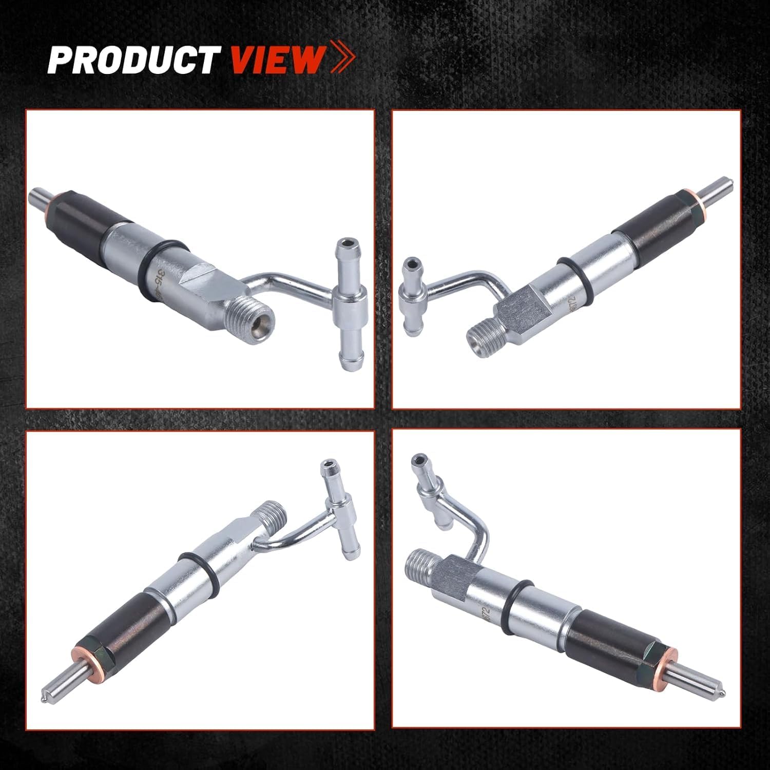 4pcs 239-0734 300-2952 235-5901 10R-7593 Fuel Injector for Caterpillar 236B 246B 248B 252B 262B 268B 267B 277B 287B 272C 262C 256C 906H 907H 908H Loader