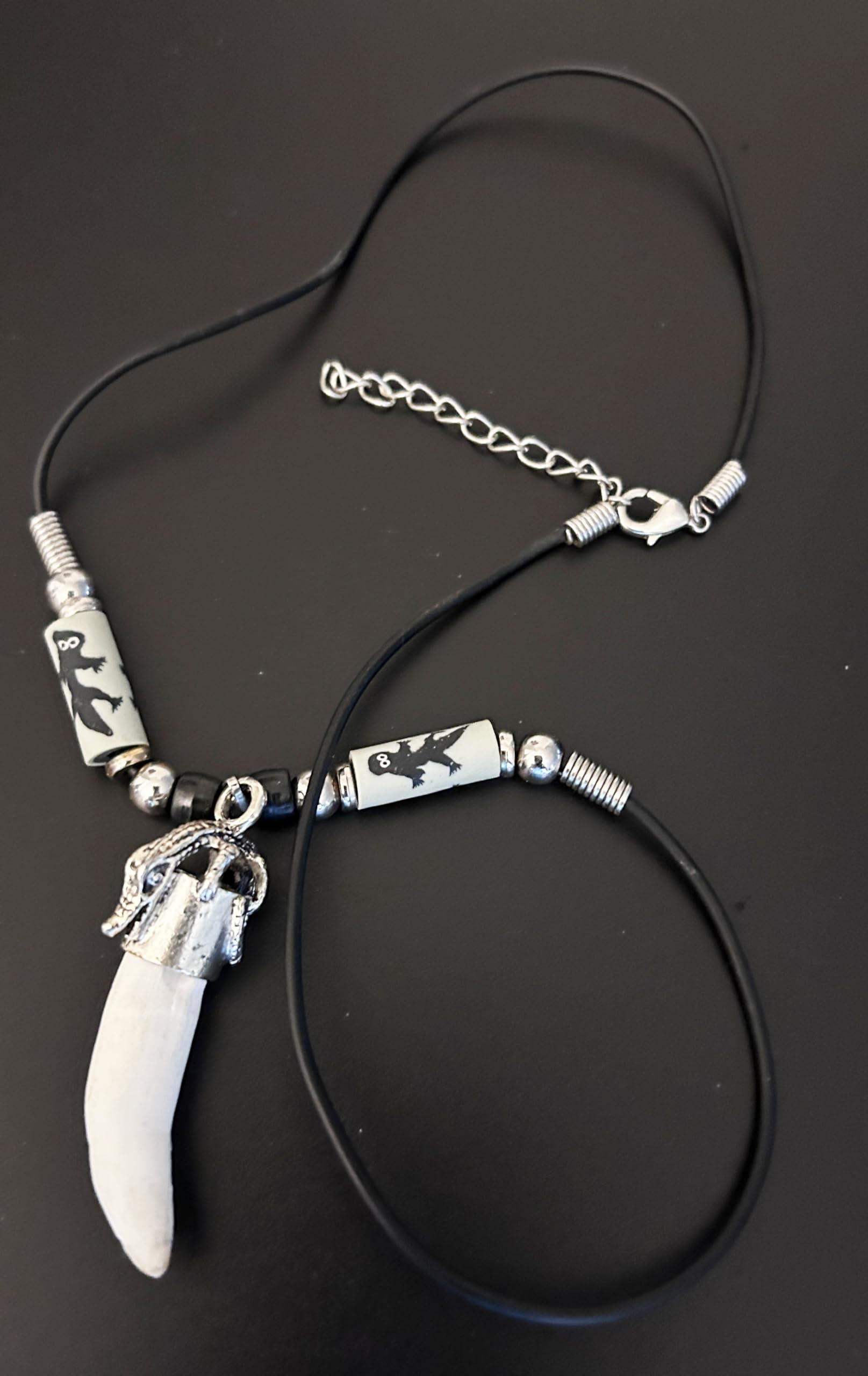 Alligator Tooth Necklace GT65 Gator New Orleans Voodoo Bayou