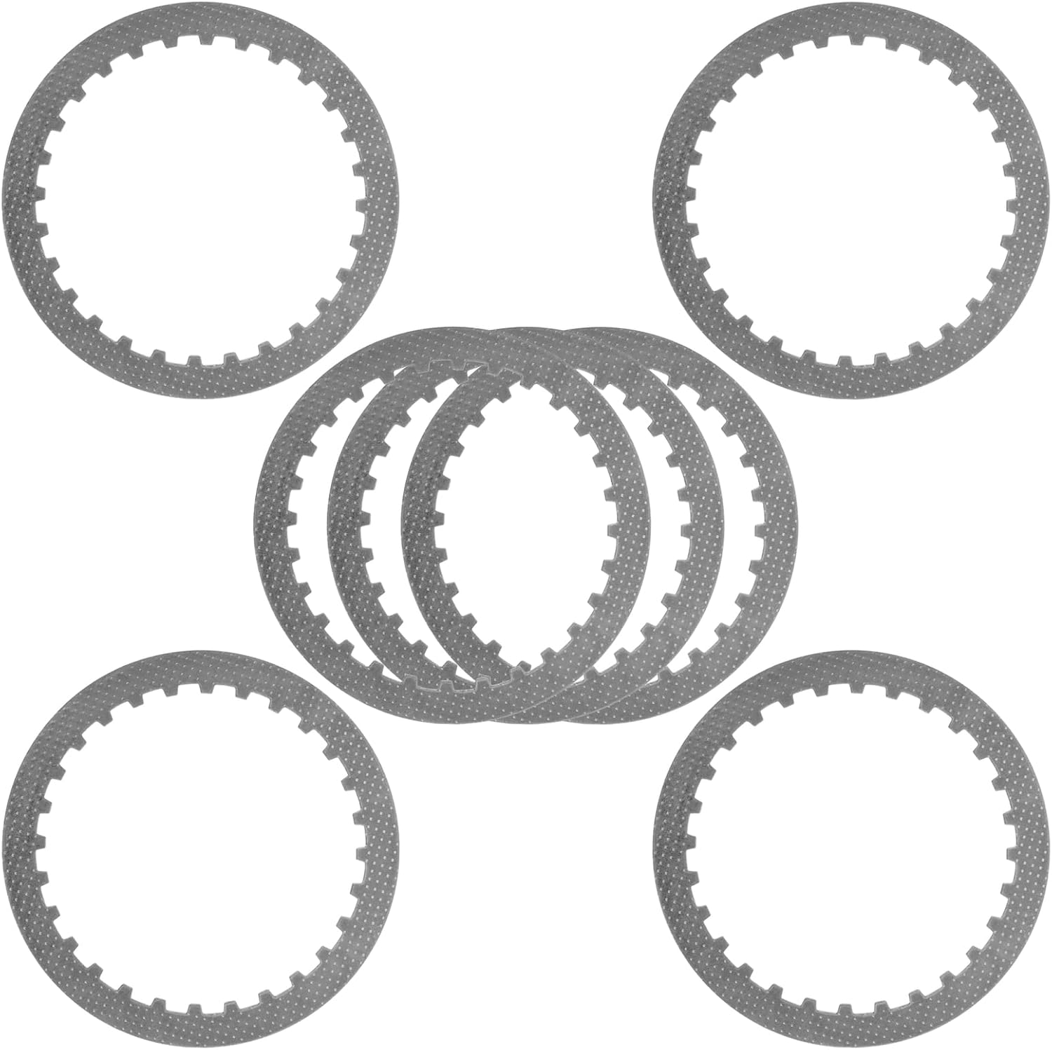Replacement for 7X Clutch Steel Plate for Kawasaki 13089-0027 130890027 Mod-C26C-53357