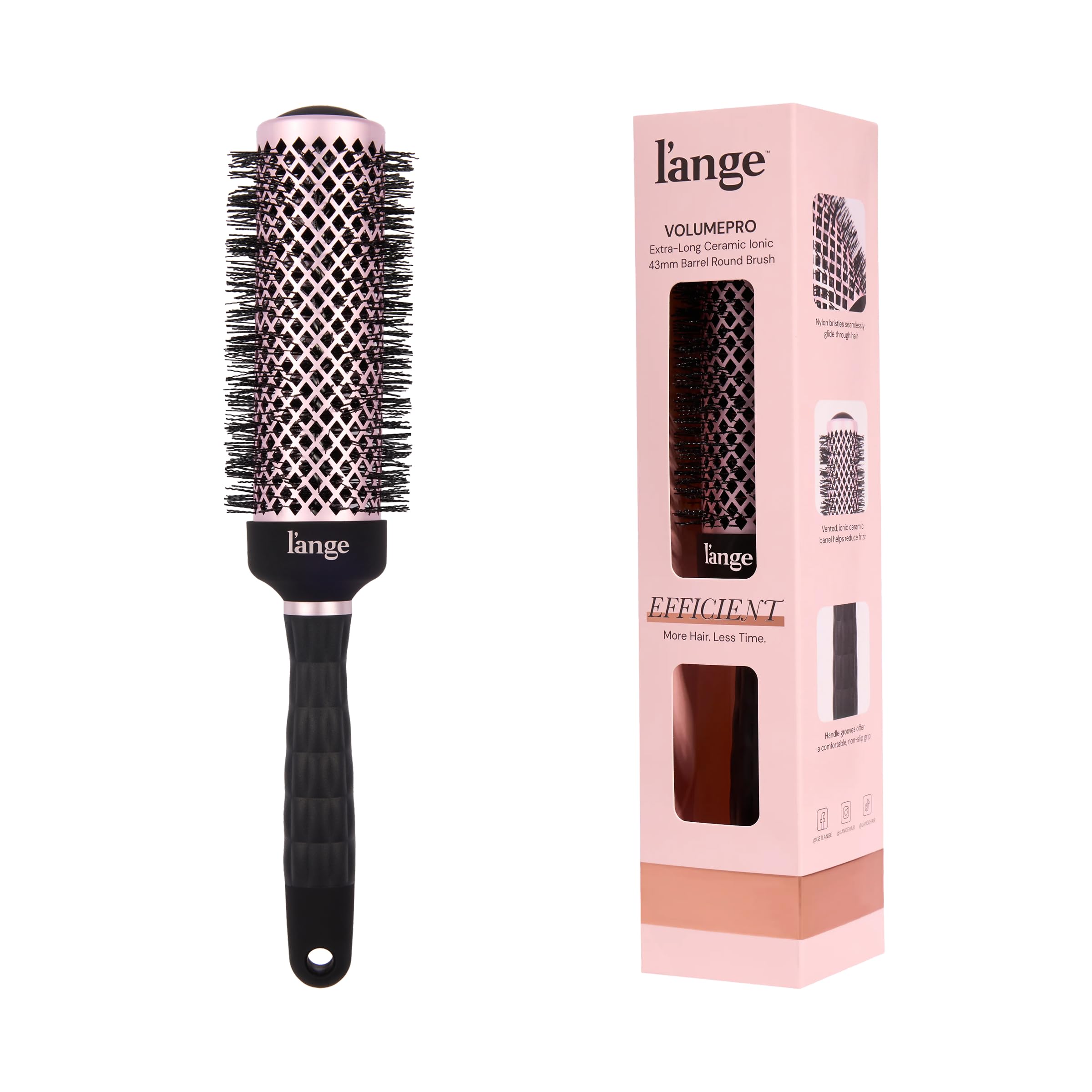 新品未開封SCALPBRUSH wfrldpremium （ロング） Amazon.com : L'ANGE HAIR VolumePro Extra-Long Ceramic Ionic Round