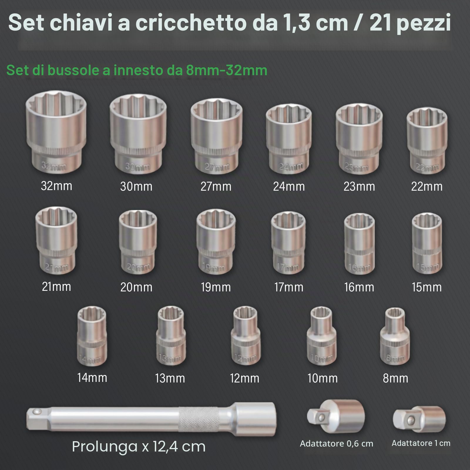 Chiave Dinamometrica 1/2" | Gamma 20–220 Nm | Precisione ±3% | Cricchetto Reversibile 72 denti
