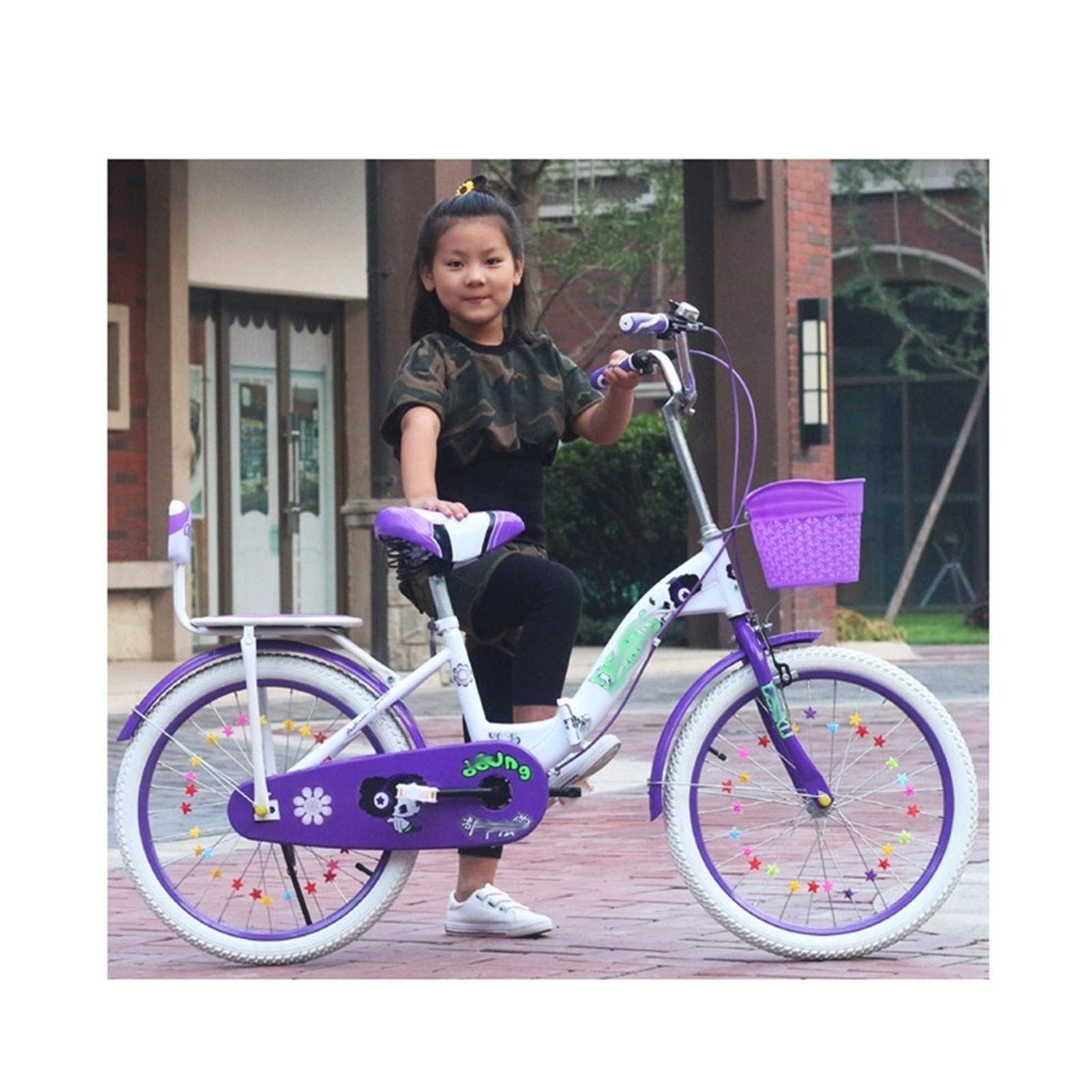 Amazon.co.jp: 折り畳み自転車 子供の自転車6-18歳のプリンセス自転車 