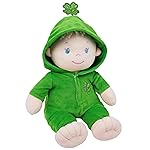 June Garden 12 Sweet Dolly Clover - Plush Baby Doll for Birth and Up - Saint Patrick\'s Day Edition