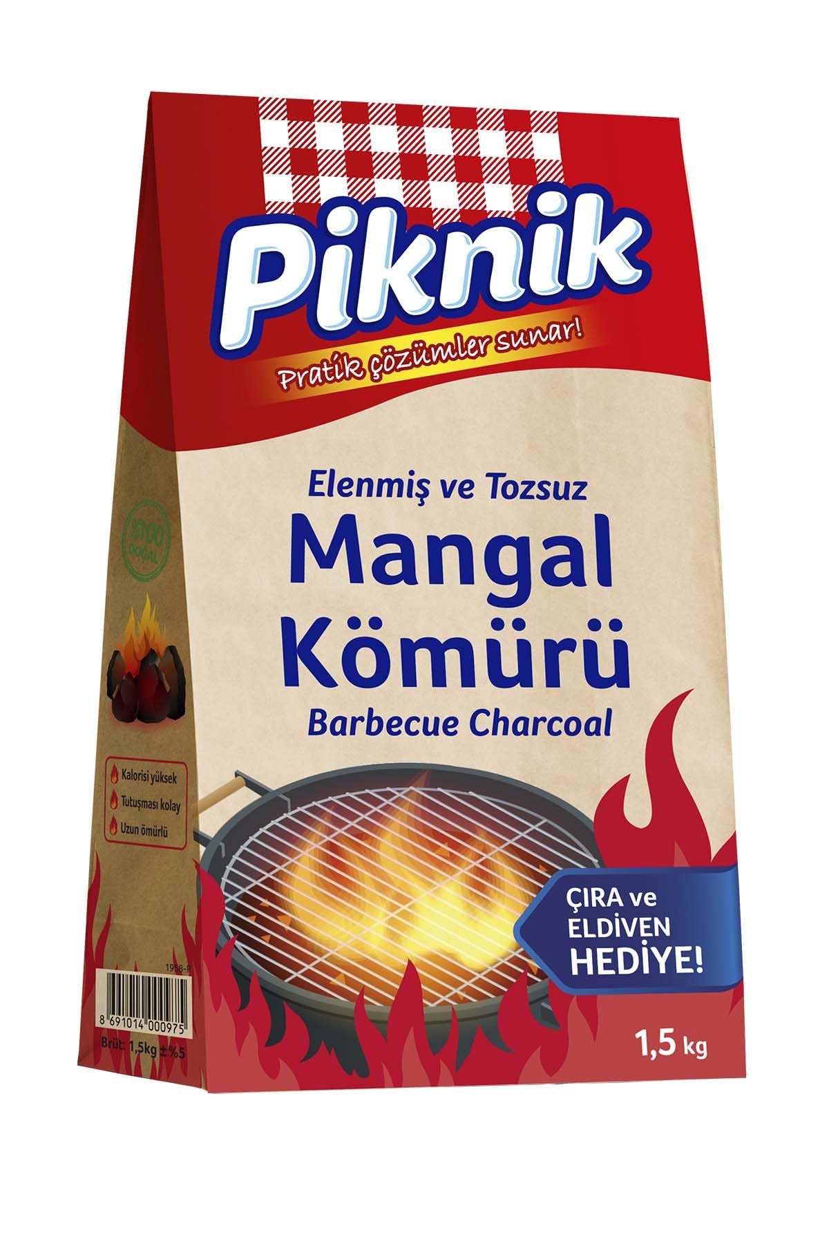Piknik Mangal Kömürü 1,5 Kg 1958